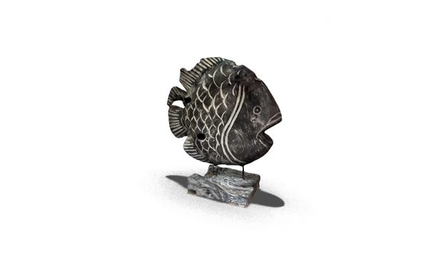 Black Fish Sculpture